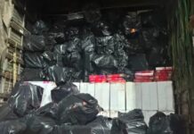 PRF-PB apreende mais de 25 mil pacotes de cigarros contrabandeados; condutor tenta fugir a pé