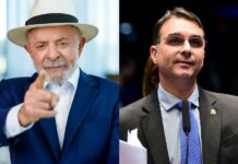 Lula tem 51% contra 49% de Flávio em votos válidos, diz Vox